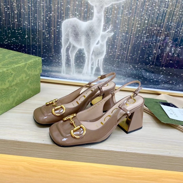 Gucci Slingback With Horsebit Pumps Size 35-41 7-Color