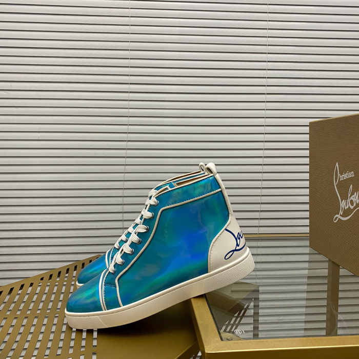 Christian Louboutin Louis High-Top Sneaker Size 36-46  8-Color