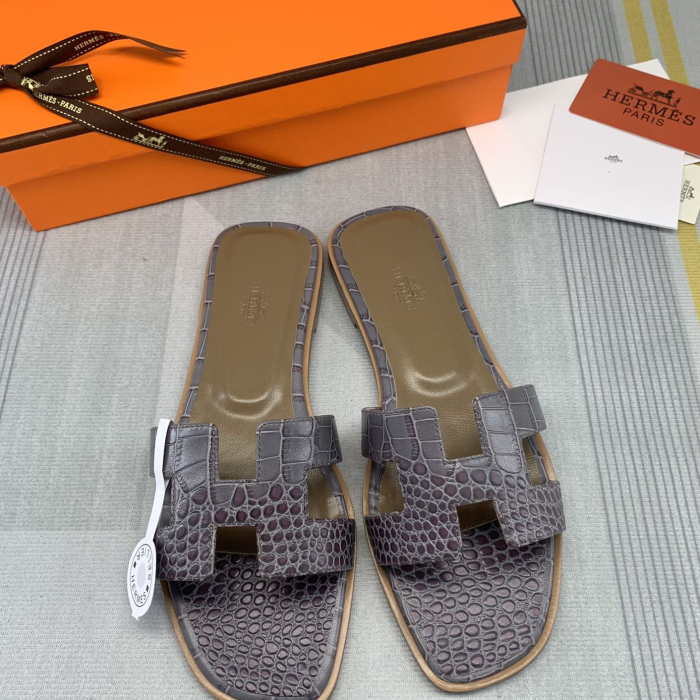Hermes Oran Slippers Size 35-41  12-Color