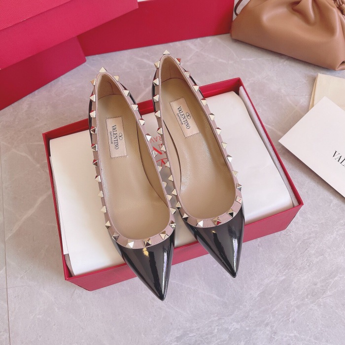 Valentino Rockstud Patent-Leather Pumps Size 35-41 8-Color