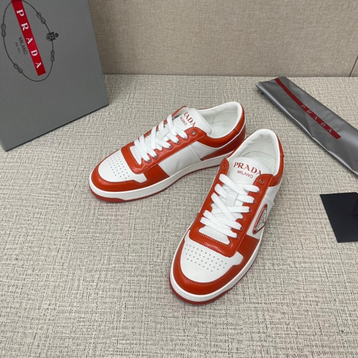 Prada Downtown Leather Sneaker Size 36-45   10-Color