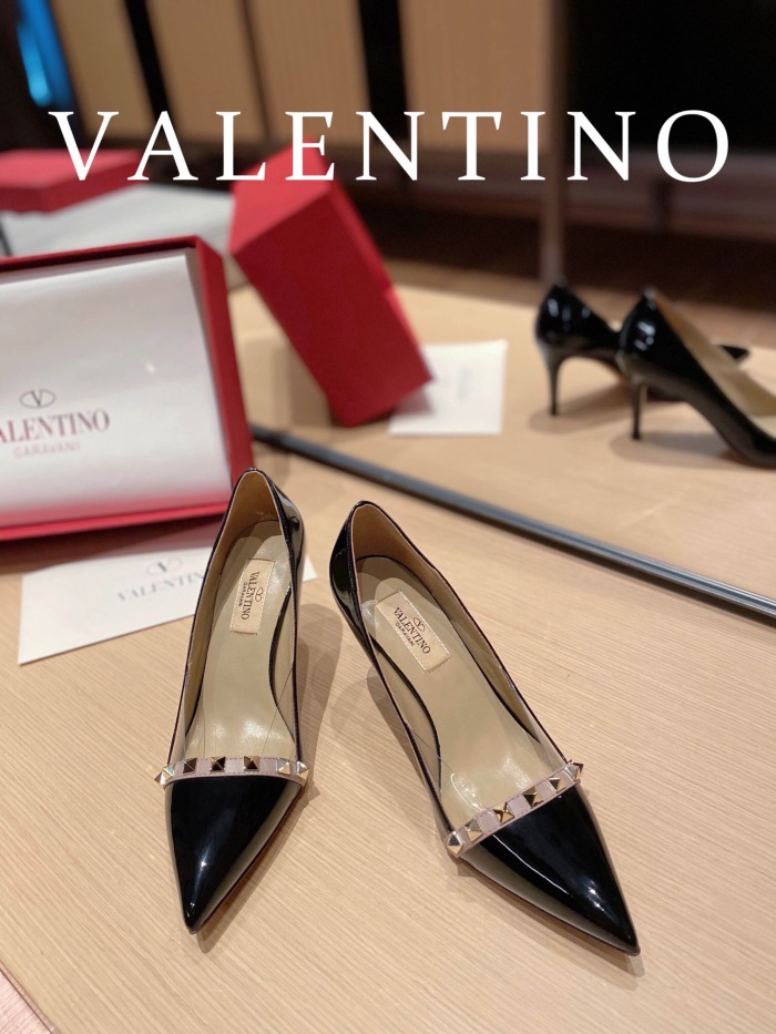 Valentino Rockstud Patent-Leather Pumps Size 35-41 3-Color