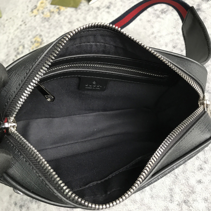 Gucci GG Supreme Black Belt Bags for Men Size 24*14*5.5cm