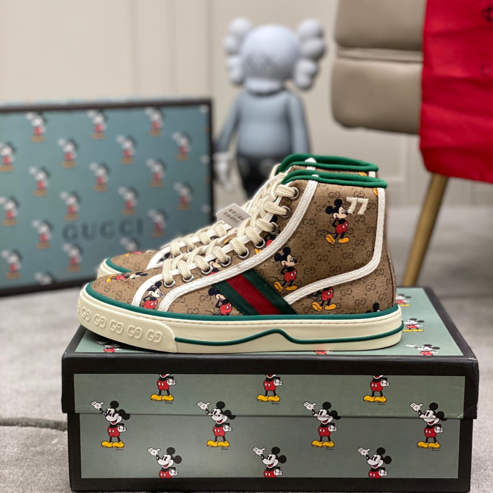 Gucci Tennis 1977 High Top Sneaker Size 35-45 6-Color