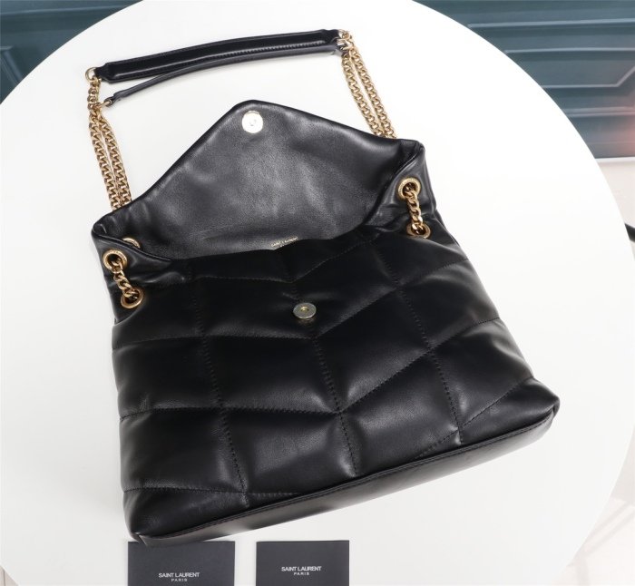 YSL Lou Lou Puffer Women Shoulder Bags Size 35*23*13cm