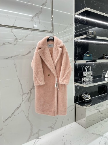 Max Mara Teddy fur long coat Size XS-M