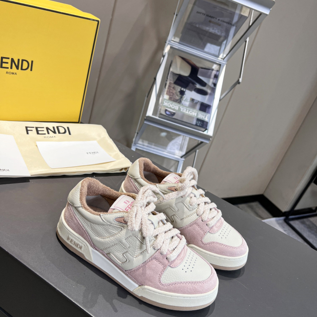 Fendi Match Low Top Sneaker Size 35-45 4-Color