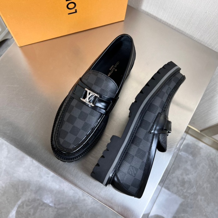 Louis Vuitton MAJOR LOAFER Moccasin Loafers Size 39-45 4-Color