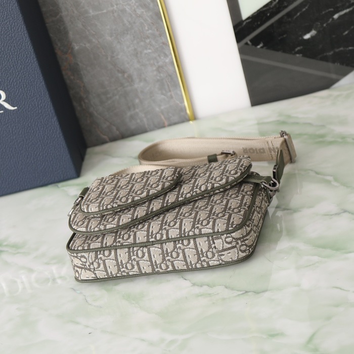 Dior Oblique Men Shoulder Bags Size 18*25*5cm