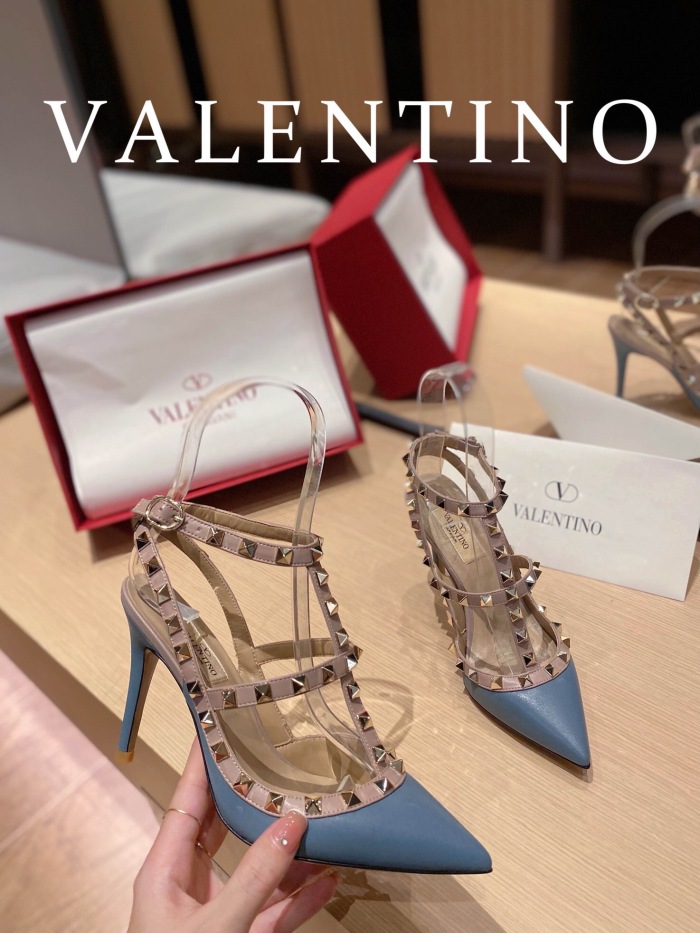Valentino Rockstud Ankle Strap Pumps Size 35-41 11-Color