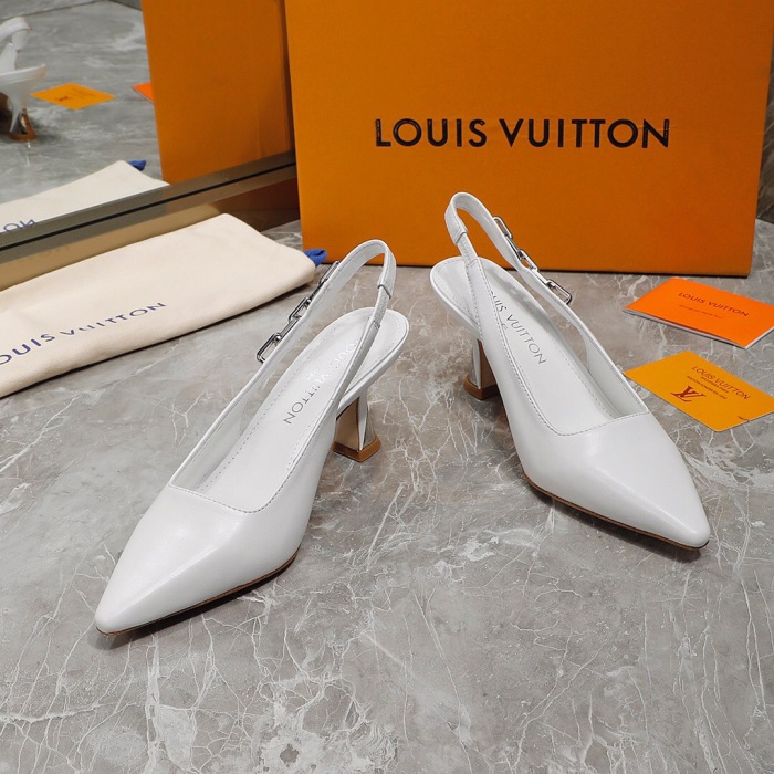 Louis Vuitton Sparkle Slingback Pumps Size 35-41 3-Color