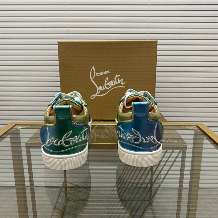 Christian Louboutin Louis Junior Spikes Sneaker Size 36-46  9-Color