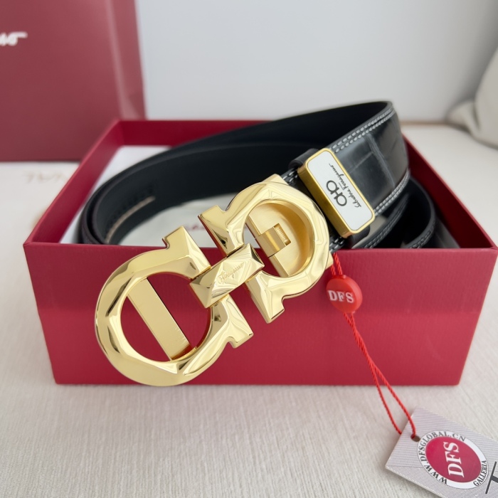 Ferragamo Men Belt Width 3.5cm