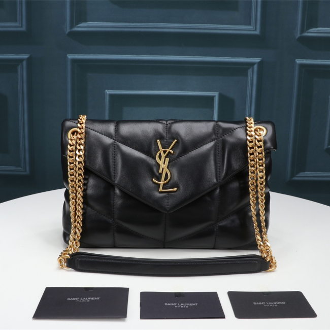 YSL Lou Lou Puffer Women Shoulder Bags Size 29*17*11cm