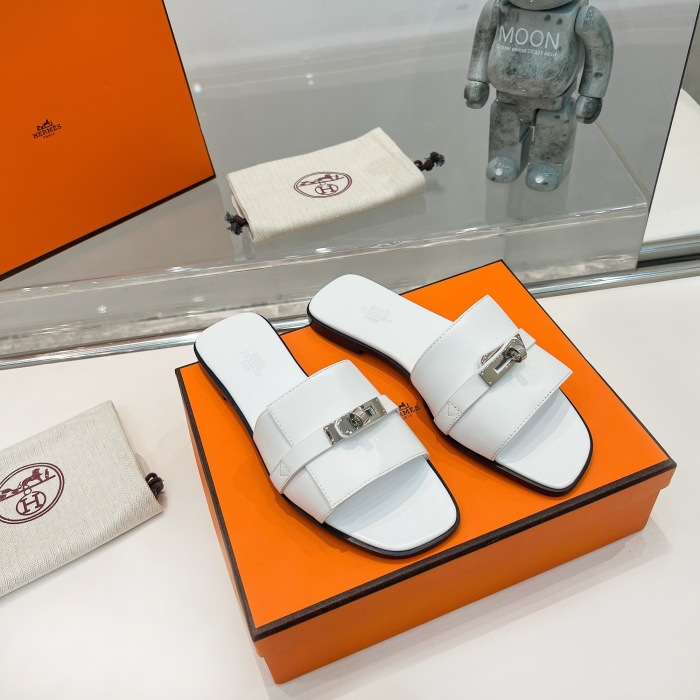 Hermes Giulia Slippers Size 35-41  3-Color
