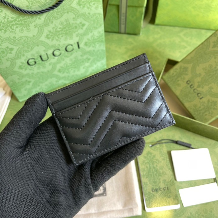 Gucci GG Marmont card case Size 10*7cm Style: 443127