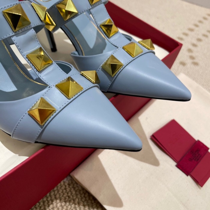 Valentino Roman Stud Calfskin Pumps Size 35-41 12-Color