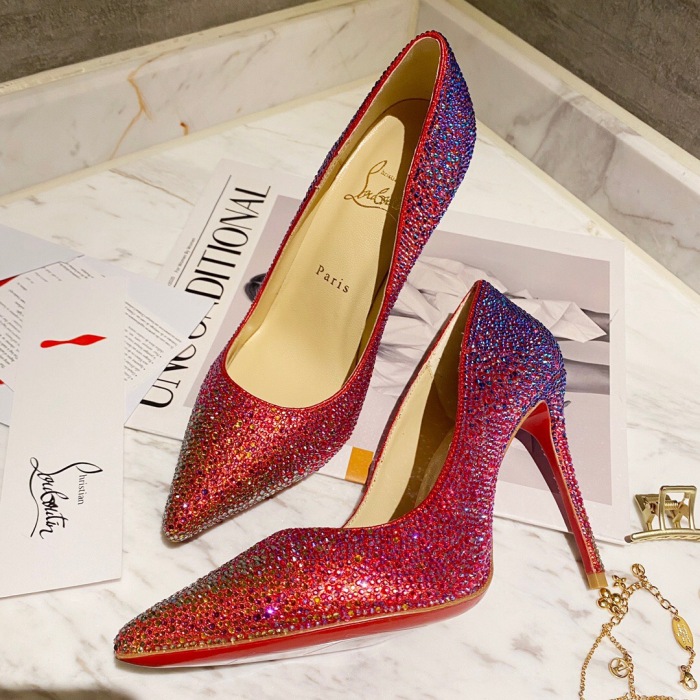 Christian Louboutin Kate Strass Pumps Size 35-41 12-Color