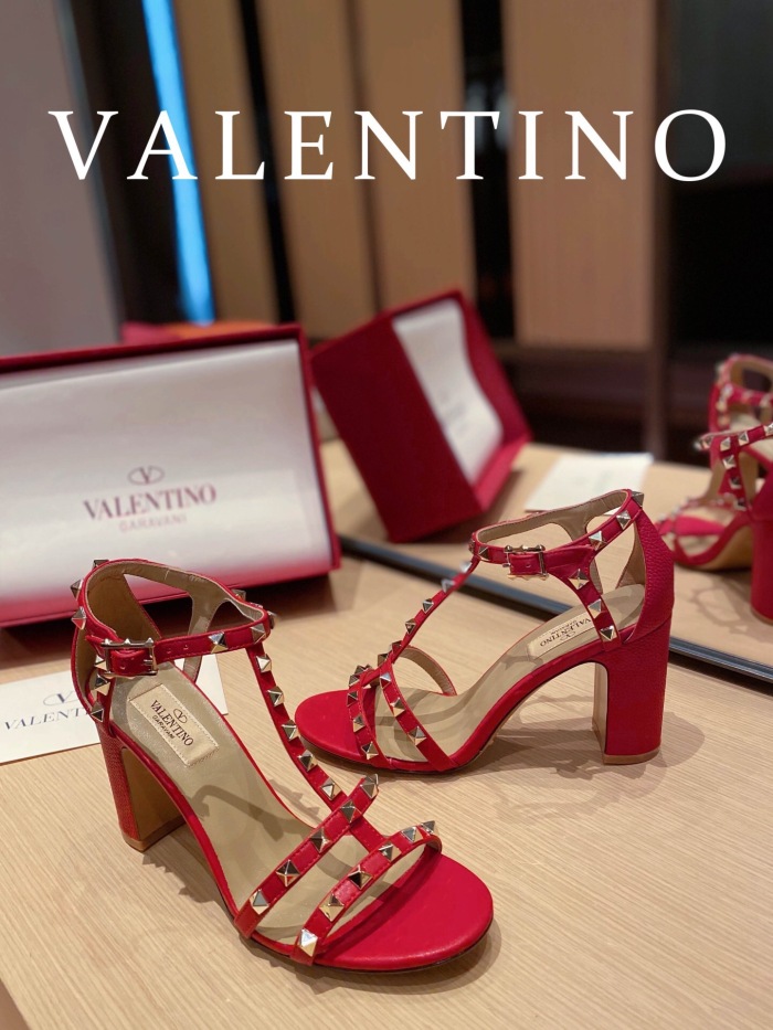 Valentino Rockstud Ankle Strap Pumps Size 35-41 5-Color