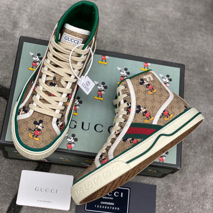 Gucci Tennis 1977 High Top Sneaker Size 35-45 6-Color