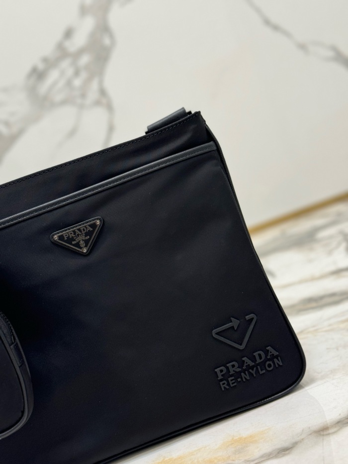 Prada 2VH118 Saffiano Re-Nylon Shoulder Bags Size 28*25*6cm