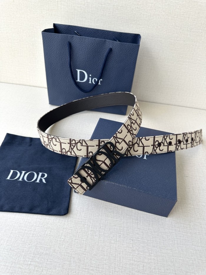 Dior Men Belt Width 3.5cm