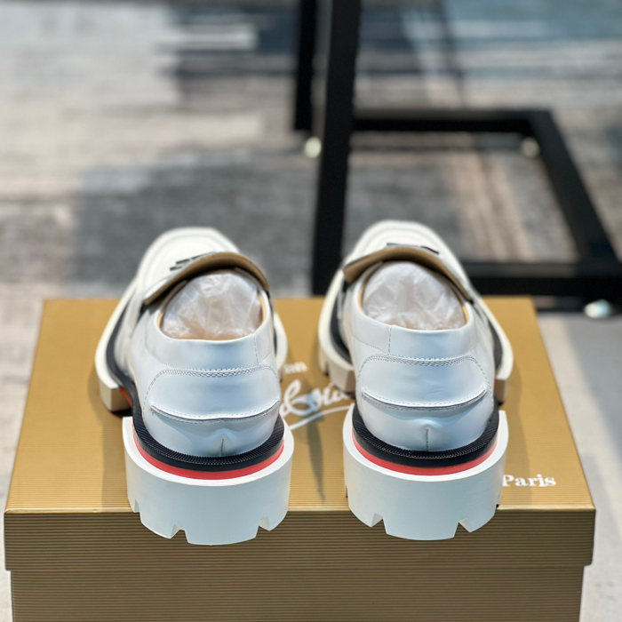 Christian Louboutin CL Moc Dune Loafers Size 39-45 3-Color