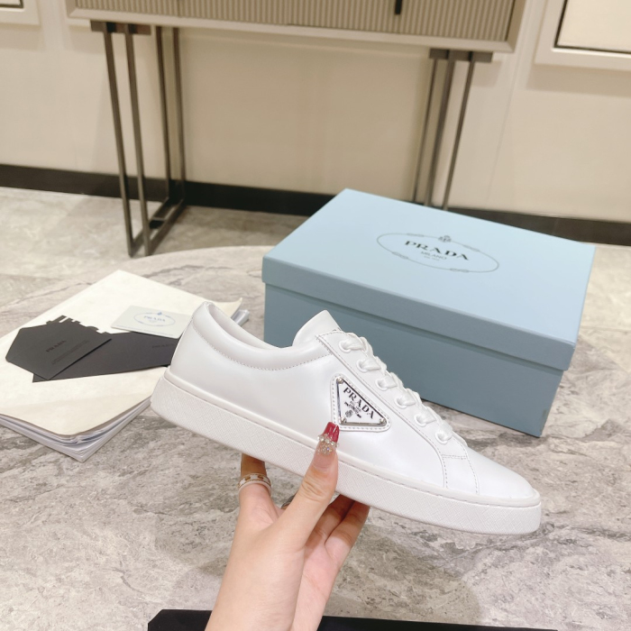 Prada Brushed Leather Sneaker Size 36-45   4-Color