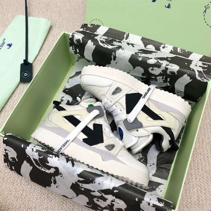 OFF White Midtop Sponge Sneaker Size 36-45   6-Color