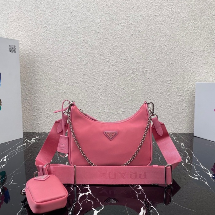 Prada 1BH204 Redition 2005 Women Bags Canvas 22*12*6cm