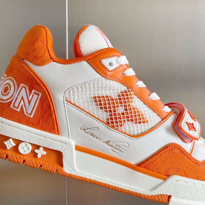Louis Vuitton LV Trainer Velcro Strap Sneaker Size 39-45  5-Color