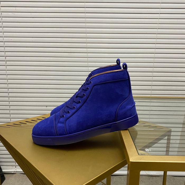 Christian Louboutin Louis High-Top Sneaker Size 36-46  7-Color