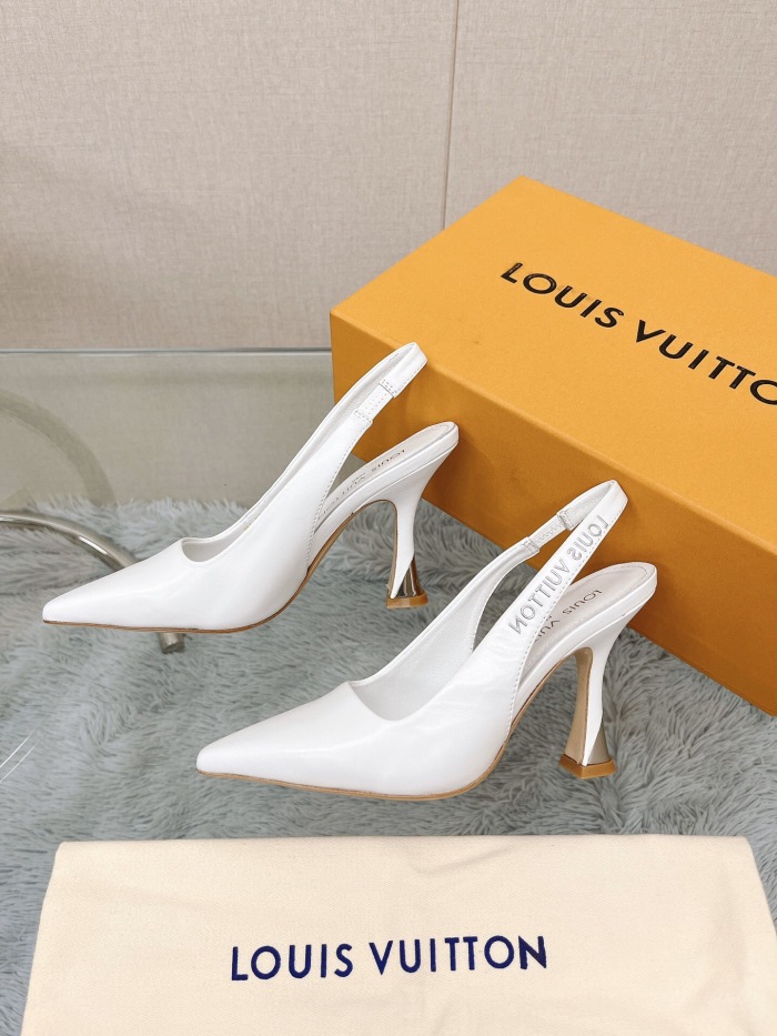 Louis Vuitton Sparkle Slingback Pumps Size 35-41 5-Color