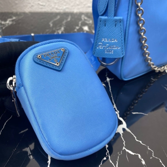Prada 1BH204 Redition 2005 Women Bags Canvas 22*12*6cm