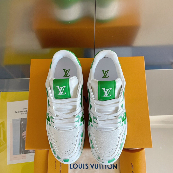 Louis Vuitton x YK LV Trainer Sneaker for Men Size 39-45   3-Color