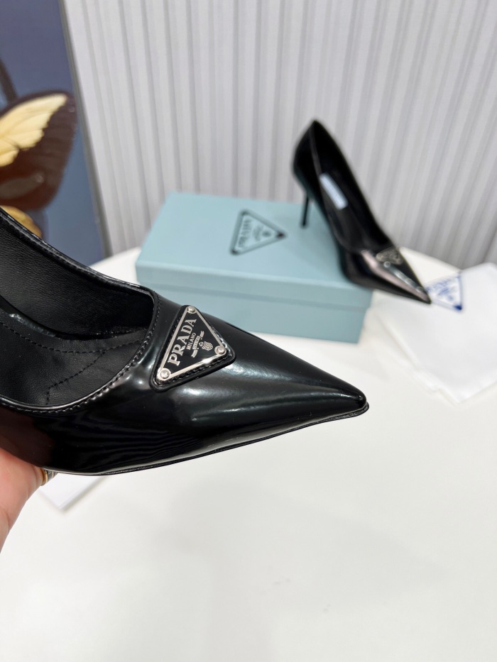 Prada Brushed Leather Pumps Size 35-41 8-Color