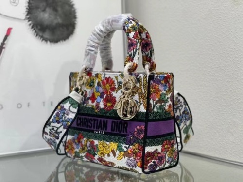 Dior Lady Women Shoulder Bags 24*20*11cm