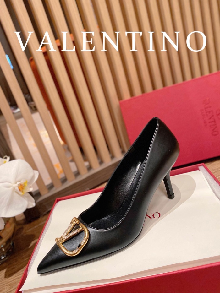 Valentino Vlogo Signature Slingback Pumps Size 35-41 4-Color