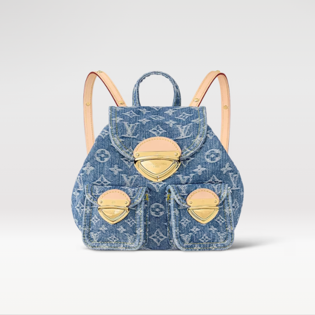 Louis Vuitton Venice Monogram denim Backpack Bags 20*20*11cm
