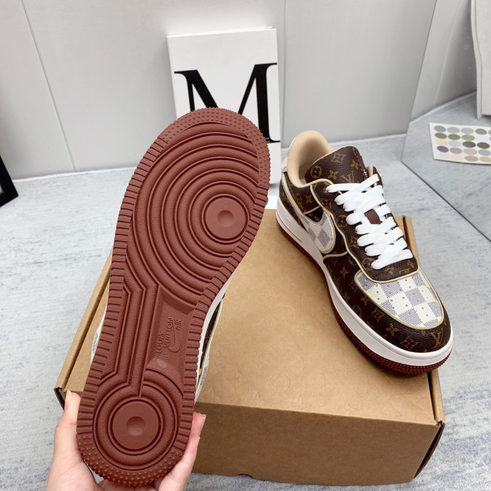 Louis Vuitton x Off White x Air Force 1 Sneaker Size 36-45   9-Color