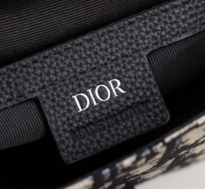 Dior Oblique Men Shoulder Bags Size 19.5*13*4.3cm