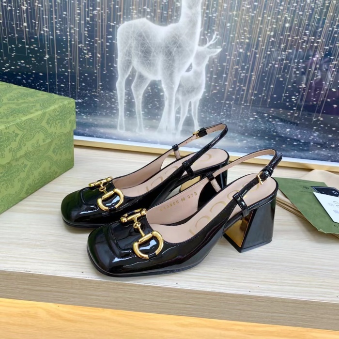 Gucci Slingback With Horsebit Pumps Size 35-41 7-Color