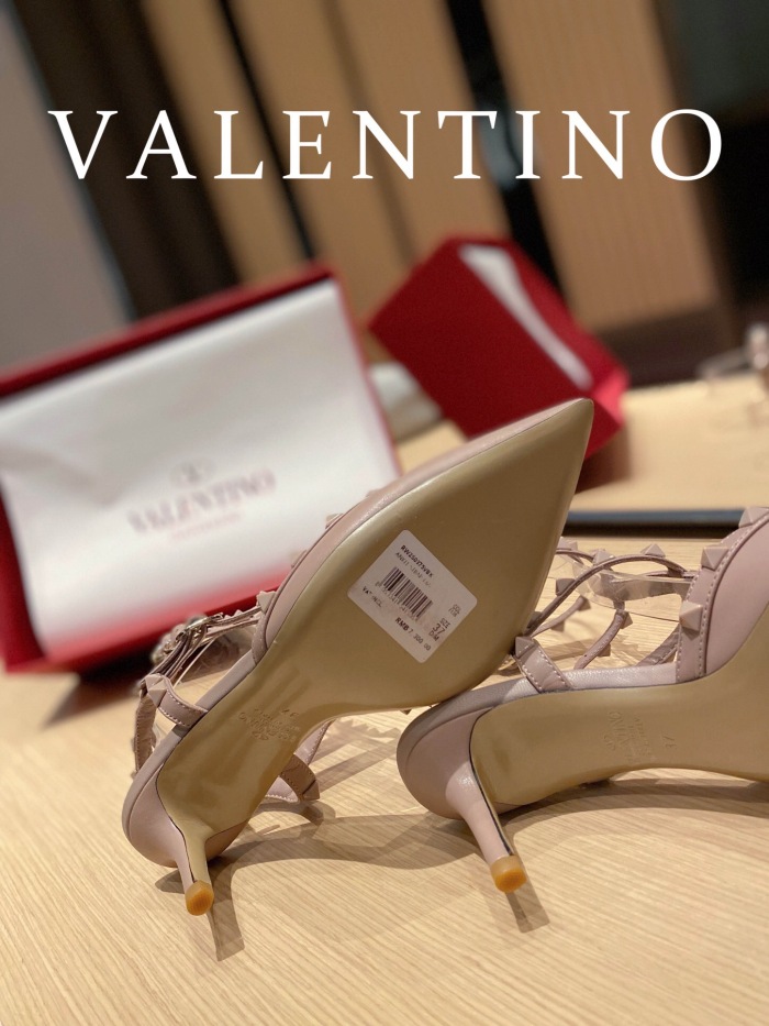 Valentino Rockstud Ankle Strap Pumps Size 35-41 4-Color