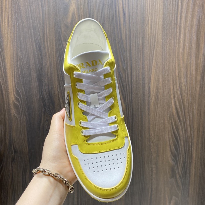 Prada Downtown Leather Sneaker Size 36-45   10-Color