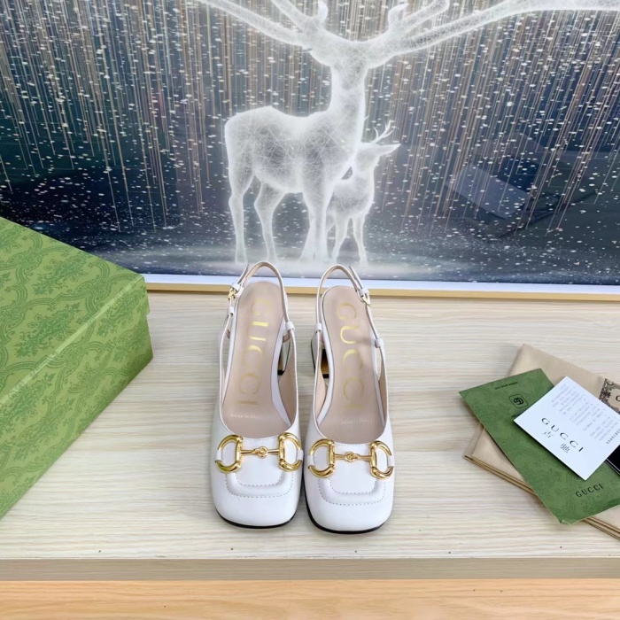 Gucci Slingback With Horsebit Pumps Size 35-41 4-Color