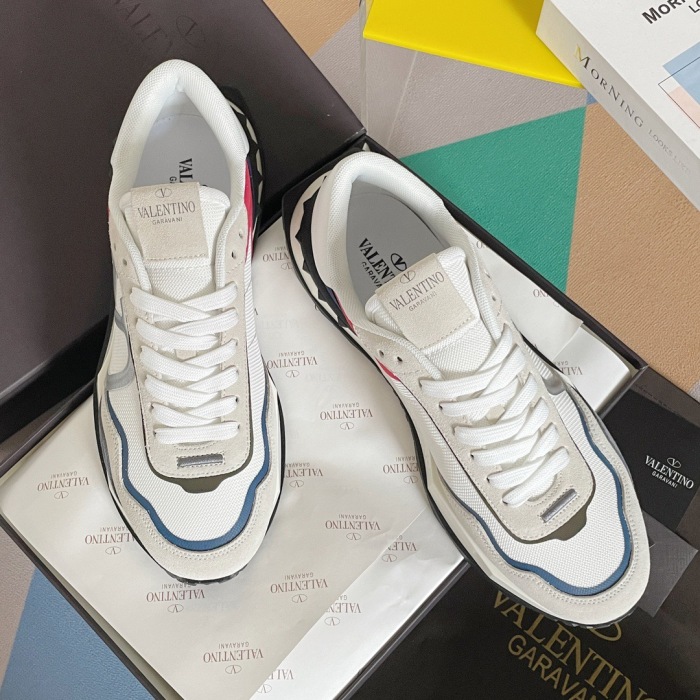 Valentino Netrunner Fabric Sneaker Size 36-45   4-Color