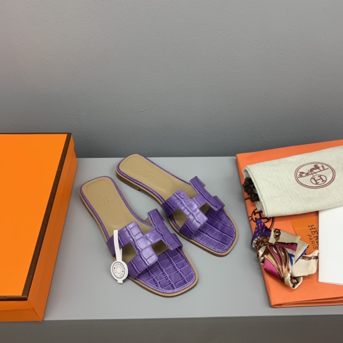 Hermes Oran Slippers Size 35-41  9-Color