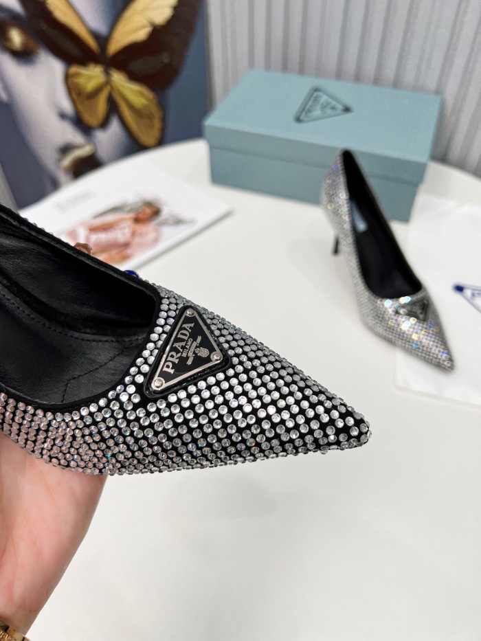 Prada Brushed Leather Pumps Size 35-41 3-Color