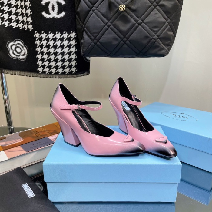 Prada Brushed Leather Pumps Size 35-41 5-Color