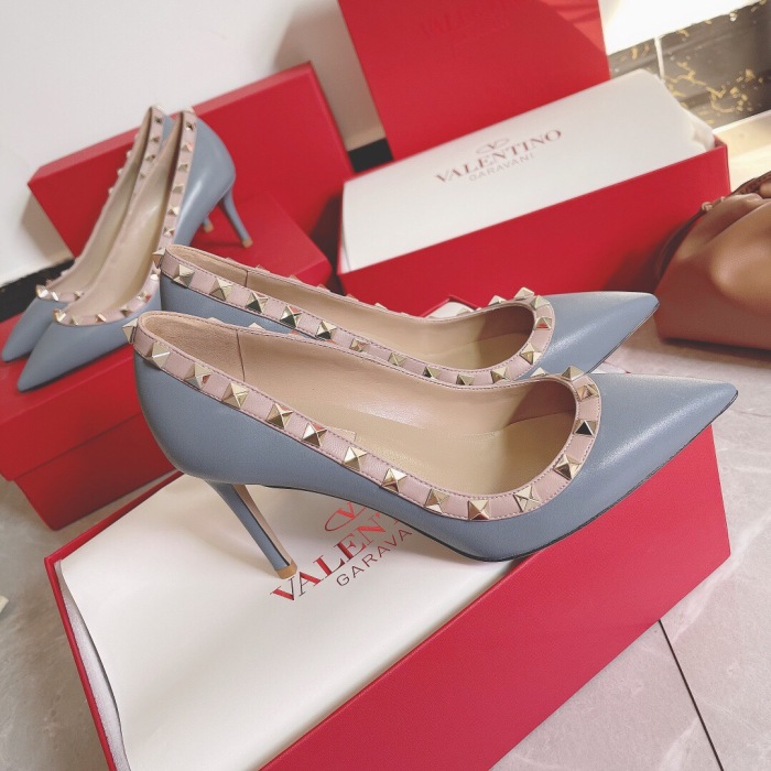 Valentino Rockstud Patent-Leather Pumps Size 35-41 8-Color
